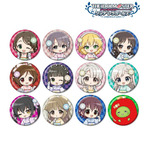 「トレーディング ちびキャラ レース着物ver. グリッター缶バッジ」