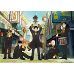 「日本三國」聖地巡礼スタンプラリー＆通天閣コラボイベント開催決定！ヒョウ柄衣装をまとった青輝ら描き下ろしビジュアル公開 画像