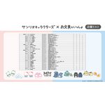 「お文具といっしょ」×サンリオコラボ
