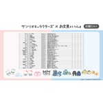 「お文具といっしょ」×サンリオコラボ