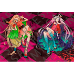 「超かぐや姫！」入場者特典第7弾「ワールドイズマイン」イラストポストカード！ ウェルカムアナウンス最終週はかぐや＆彩葉＆ヤチヨが担当 画像