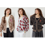 (ハローキティ)パターンカーディガン