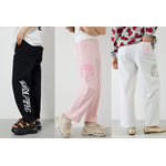 (ハローキティ) アップリケスウェットパンツ