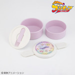 丸型ランチボックス2段 (フォーク付)