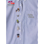 『ジョジョの奇妙な冒険』×グラニフ　「オインゴ・ボインゴ兄弟｜ルーズフィット半袖シャツ」承太郎、イギーたちを刺繍で表現