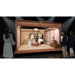 「TVアニメ『らんま1/2』展」天道家のお茶の間（イメージ再現）
