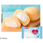 八天堂「Disney ベイマックス白いくりーむパン ミルククリーム」