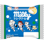 「milkyシュークリーム（埼玉西武ライオンズコラボデザイン）」パッケージ青