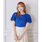 Areeam Disney Collection「Disney Princess」バルーンスリーブTシャツ（Navy）着用イメージ