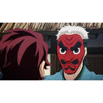 『鬼滅の刃』第5話「鬼を連れた剣士」場面カット