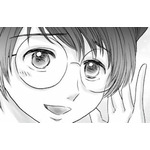 【にゃんコレ】(67)再放送を観ているメガネ子ちゃん 画像