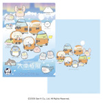大南極展×すみっコぐらし クリアホルダー２枚セット