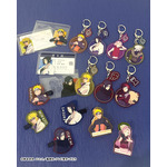 アクリル前髪クリップ、顔隠しケース 2P、ランダムアクリルキーホルダー、アクリルクリップ 2P／各390円（税込429円）