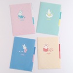 「ミッフィー」A5ポケットクリアファイル 各¥418(税込)