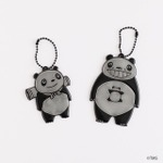「パンダコパンダ」リフレクターキーホルダー 各¥990 (税込)