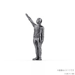 ショッカー戦闘員（骨）　シルバー925ミニフィギュア