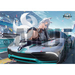 「アズールレーン 信濃 寝待の銀輿Ver. 1/7スケール 完成品フィギュア」≪あみあみ限定特典≫A2クリアポスター