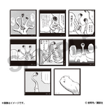 寄生獣展グッズ「ミギーバッジコレクション」全8種