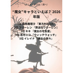 [“魔女・魔法使い”キャラといえば？ 2026年版]第1位～第5位までを見る