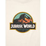 GU「KIDSグラフィックT JURASSIC WORLD」カラー: 30 NATURAL 前面アップ