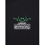 GU「KIDSグラフィックT MINIONS」カラー：09 BLACK　部分アップ