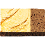 キャラメルリボン+チョップドチョコレート(チョコレートスポンジ)