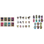 A賞：アクリルボード(全8種) B賞：アクリルブロック(全15種) C賞：ダイカットステッカー(全14種)
