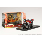 HJB240201BD バリバリ伝説 1/24 完成品バイク 巨摩郡 / Honda CB750F 後期角ミラー