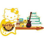 ハードロックカフェ 「Hello Kitty Collection」なんば大阪店 Hello Kitty City Icon Guitar Pin