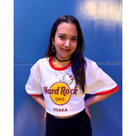 ハードロックカフェ 「Hello Kitty Collection」大阪2店舗 Hello Kitty Ringer T-shirt　着用イメージ