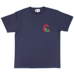 PPEC Tシャツ イニシャルC(グレイッシュパープル)