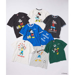 JOURNAL STANDARD「MICKEY MOUSE / ミッキー マウス 別注 サッカー プリント Tシャツ」