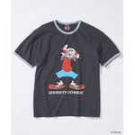 JOURNAL STANDARD「MICKEY MOUSE / ミッキー マウス 別注 サッカー プリント Tシャツ ブラックA」