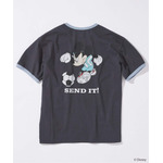 JOURNAL STANDARD「MICKEY MOUSE / ミッキー マウス 別注 サッカー プリント Tシャツ ブラックA」