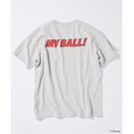JOURNAL STANDARD「MICKEY MOUSE / ミッキー マウス 別注 サッカー プリント Tシャツ グレー」