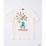 JOURNAL STANDARD「MICKEY MOUSE / ミッキー マウス 別注 サッカー プリント Tシャツ ホワイト」