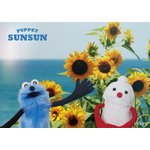 パペットスンスンたちの夏っぽビジュが爽やか☆限定グッズは100点登場♪ 期間限定ポップアップがお台場で開催 画像