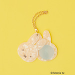 【miffy】フェイス型シェル調スライドミラーチャーム ¥3,480（税込）