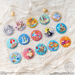 「Disney Characters 刺繍缶バッジビスケット3」