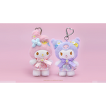 ホテルフローリア ぬいぐるみキーホルダー（マイメロディ/クロミ）各2,750円
