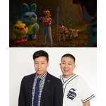 松尾駿（ダッキー役）、長田庄平（バニー役）