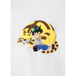 アニメ『真・侍伝YAIBA』×グラニフ　「おひるね｜ビッグシルエットTシャツ」部分アップ