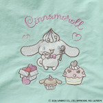 unify × Sanrio characters「シナモロールのリッチな刺繍の2wayショルダーバッグ SUPK-02C」ミントグリーンの部分アップ