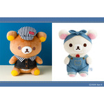 ・EDWINコラボぬいぐるみ リラックマ（左）      税込み 4,950円・軽井沢店あつめてぬいぐるみ コリラックマ（右） 税込み 3,850円