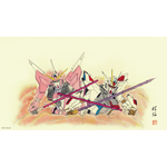 「ガンダムSEEDねぶた」下絵 ※ねぶたイメージ 画:福士裕朗