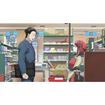 夏アニメ『スーパーの裏でヤニ吸うふたり』1本目(第1話)「スーパーの裏でヤニ吸うふたり」先行カット