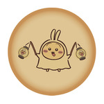 プリントクッキー（うさぎ）