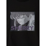 アニメ『名探偵コナン』×グラニフ　「SHERRY｜Tシャツ」部分アップ