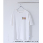 HELLO KITTY×VIS　「日焼けデザイン ハローキティビッグTシャツ White」