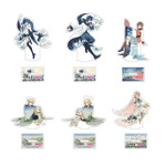 ダイカットアクリルスタンド　税抜1,818円　（初音ミク、鏡音リン、鏡音レン、巡音ルカ、MEIKO、KAITO）